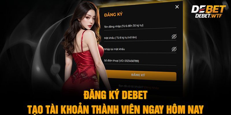 Hướng dẫn đăng ký Debet dành cho người mới